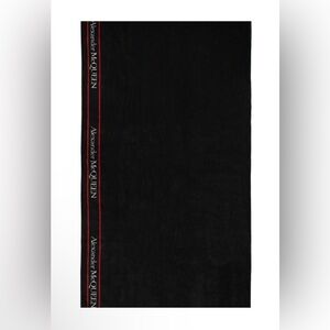 Alexander McQueen Beach Towel with Red Accent NWT